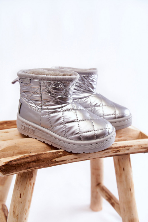 Children's Warm Snow Boots Big Star KK374241 Silver Children's Warm Snow Boots Big Star KK374241 Silver