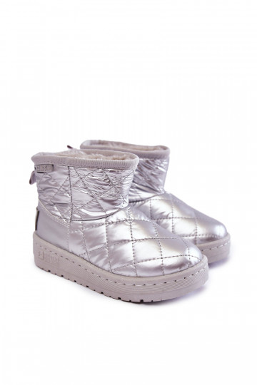 Children's Warm Snow Boots Big Star KK374241 Silver 2