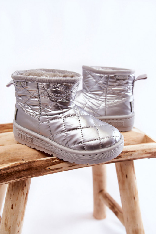 Children's Warm Snow Boots Big Star KK374241 Silver Children's Warm Snow Boots Big Star KK374241 Silver