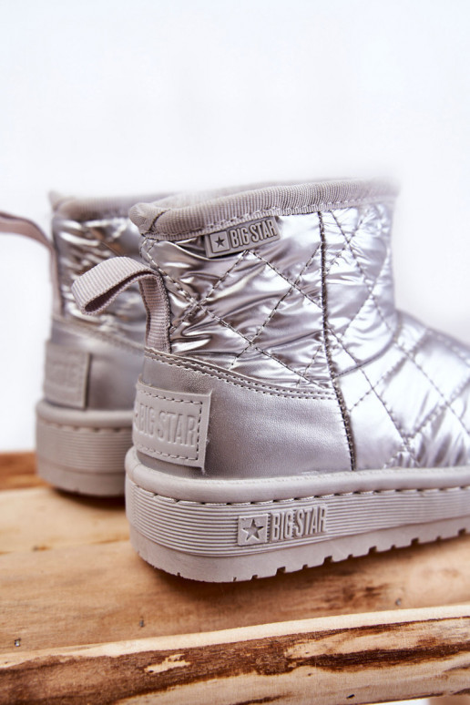 Children's Warm Snow Boots Big Star KK374241 Silver Children's Warm Snow Boots Big Star KK374241 Silver