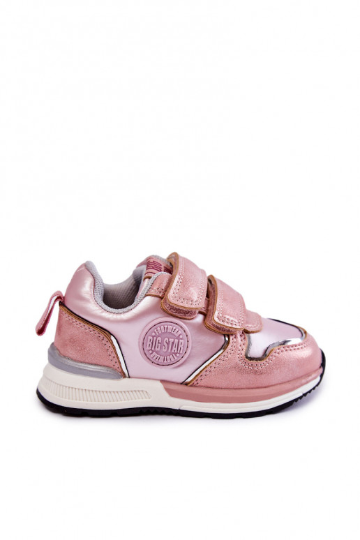 Children's Sport Shoes With Velcro Memory Foam System Big Star KK374180 Pink Children's Sport Shoes With Velcro Memory Foam System Big Star KK374180 Pink