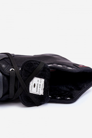 Women's High Sneakers Cross Jeans KK2R4055C Black 2