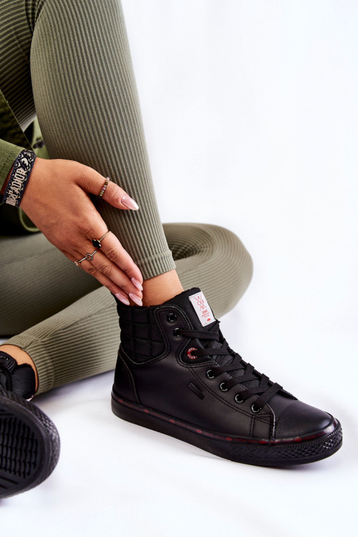 Women's High Sneakers Cross Jeans KK2R4058C Black