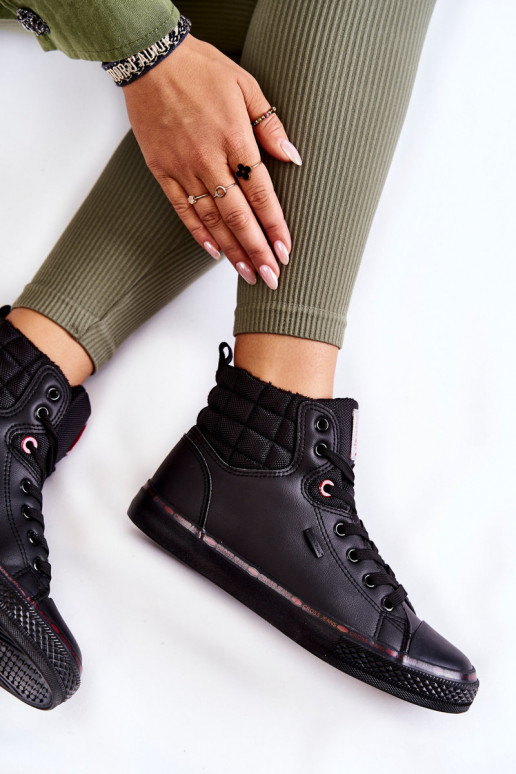 Women's High Sneakers Cross Jeans KK2R4058C Black