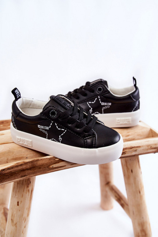 Children's Sport Shoes Lace-up Big Star KK374223 Black Children's Sport Shoes Lace-up Big Star KK374223 Black
