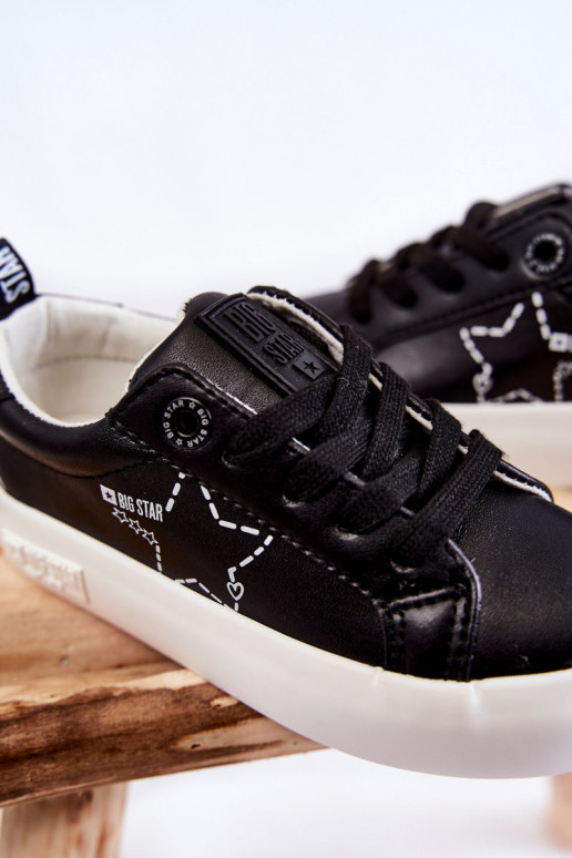Children's Sport Shoes Lace-up Big Star KK374223 Black Children's Sport Shoes Lace-up Big Star KK374223 Black