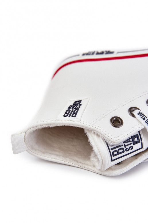 Men's High Insulated Sneakers Big Star KK174345 White Men's High Insulated Sneakers Big Star KK174345 White