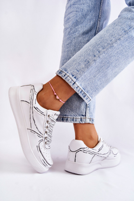 Women's Low Sport Shoes White Solveig Women's Low Sport Shoes White Solveig