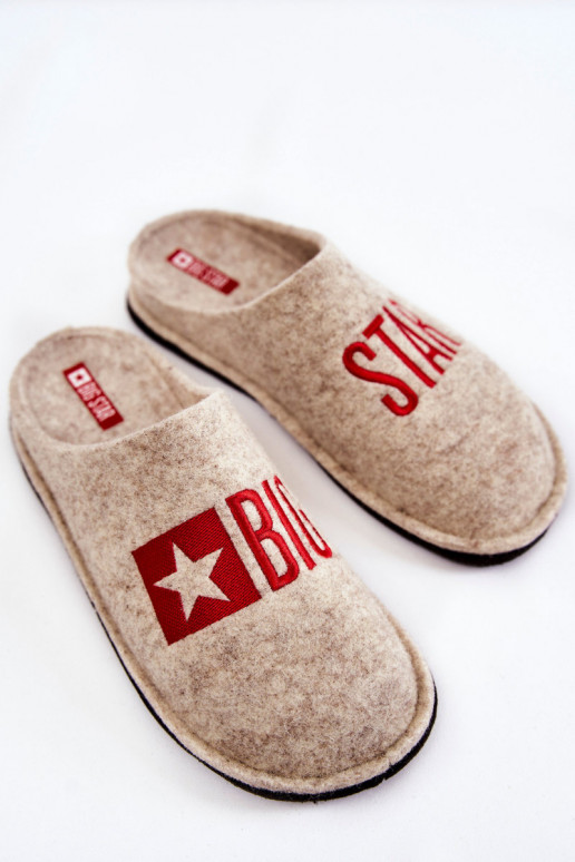 Domestic slippers Big Star KK276021 Beige