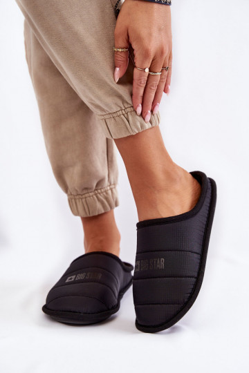 Women's Classic Slippers Big Star KK274602 Black 2