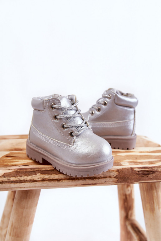 Children's Boots With Zipper Silver Dexter