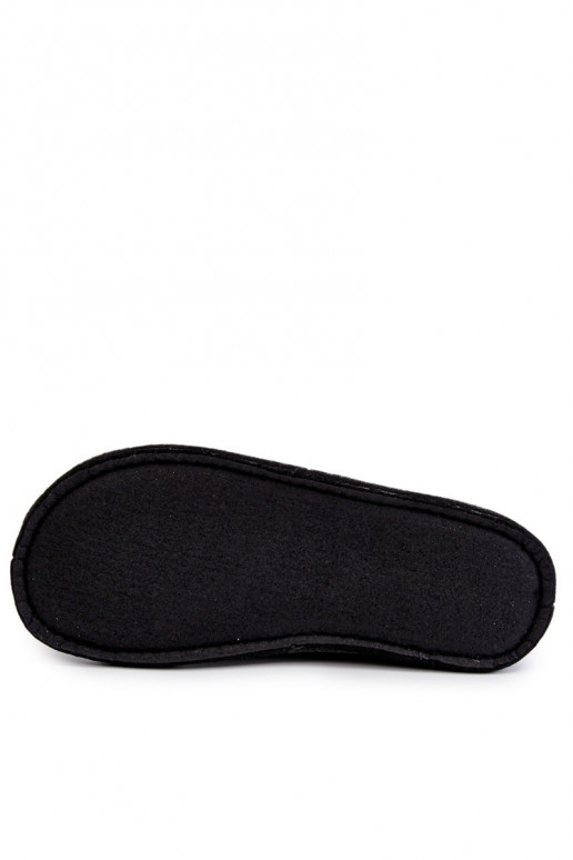 Classic Men's Slippers Big Star KK176003 Black Classic Men's Slippers Big Star KK176003 Black