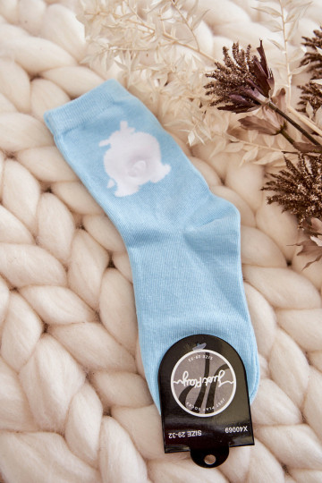 Youth Cotton Socks White Bear Mint 2