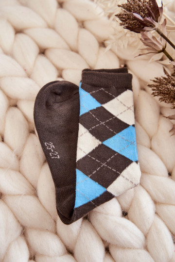 Youth High Checkered Socks 5-Pack Multicolor 2