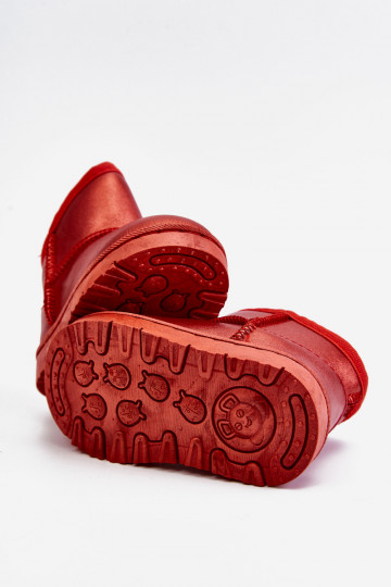 Warmed Children's Snow Boots Red Scooby 2