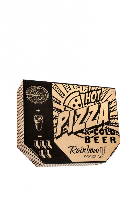 Set Rainbow Socks Pizza & Beer 5 Pairs Set Rainbow Socks Pizza & Beer 5 Pairs