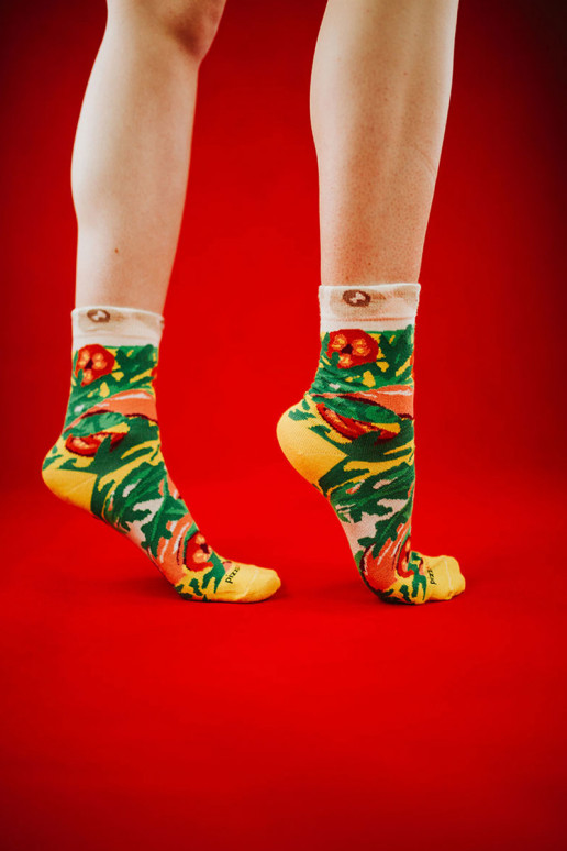 Rainbow Socks 1 Pair Italian Pizza Socks