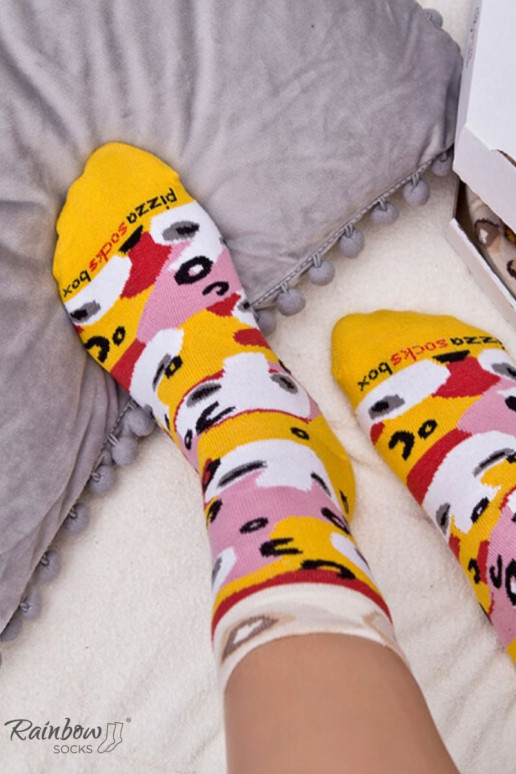 Rainbow Socks 1 Pair Capricciosa Pizza Socks Rainbow Socks 1 Pair Capricciosa Pizza Socks