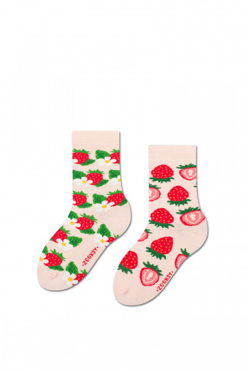 Set of children's socks Zooxy mixTURY Strawberry cookies 2 pairs 2