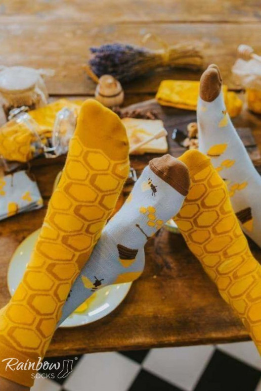 Rainbow Socks Honey In A Jar 2 Pairs