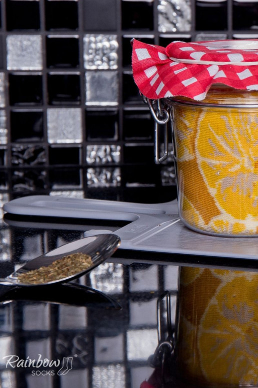 Rainbow Socks Lemons Carrots Peas In A Jar 2 Pairs