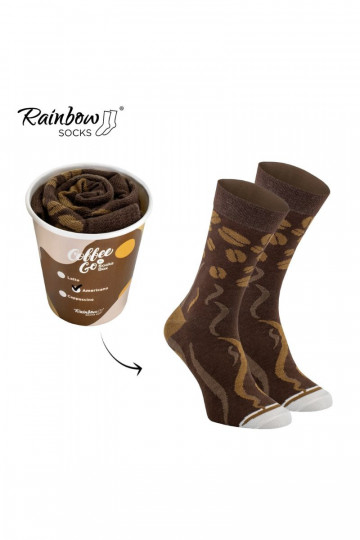 Rainbow Socks American coffee 1 Pair 2