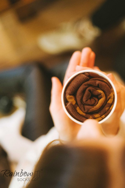 Rainbow Socks American coffee 1 Pair