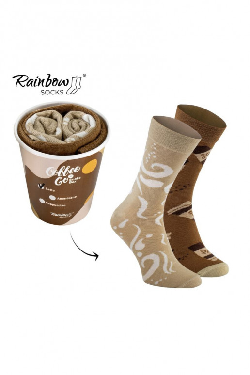 Rainbow Socks Caffe Latte 1 Pair