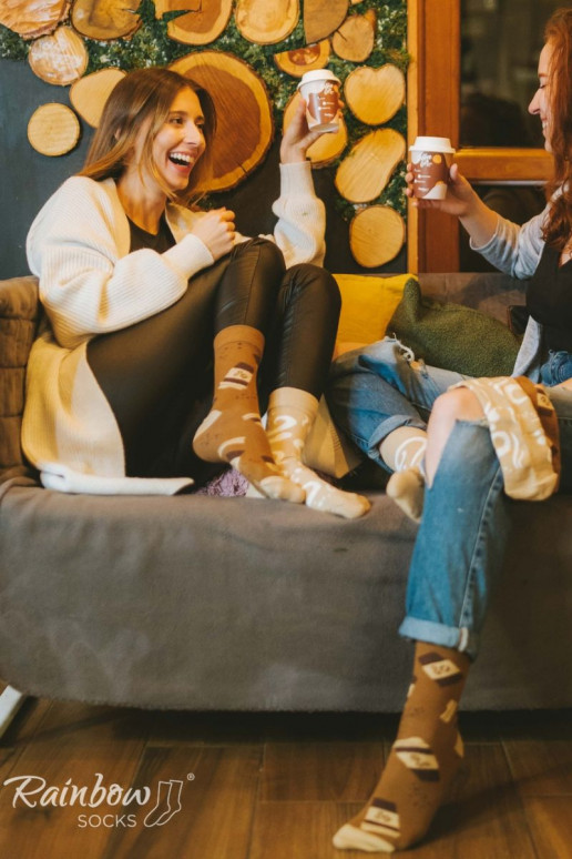 Rainbow Socks Caffe Latte 1 Pair