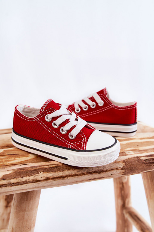 Kids Classic Sneakers Red Filemon