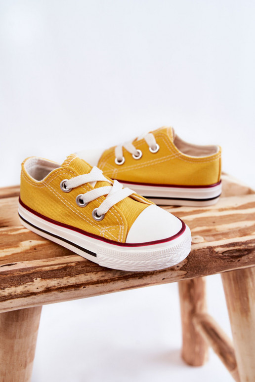 Kids Classic Sneakers Yellow Filemon Kids Classic Sneakers Yellow Filemon
