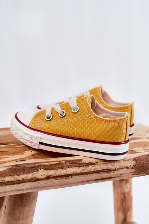 Kids Classic Sneakers Yellow Filemon Kids Classic Sneakers Yellow Filemon