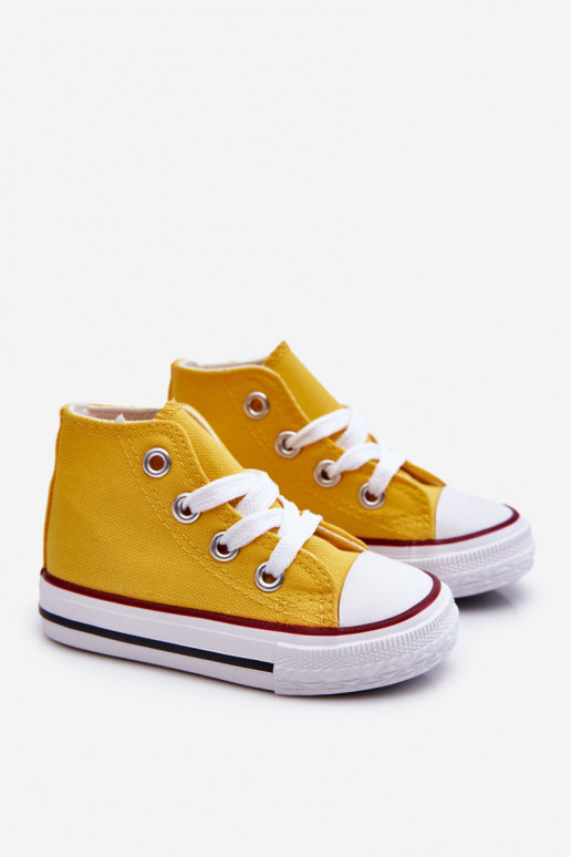 Children's High Sneakers Yellow Filemon Children's High Sneakers Yellow Filemon