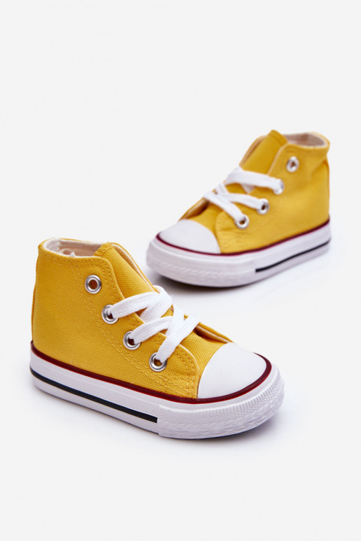 Children's High Sneakers Yellow Filemon Children's High Sneakers Yellow Filemon