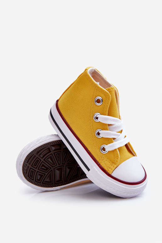Children's High Sneakers Yellow Filemon Children's High Sneakers Yellow Filemon