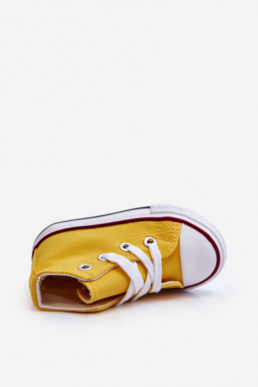 Children's High Sneakers Yellow Filemon Children's High Sneakers Yellow Filemon