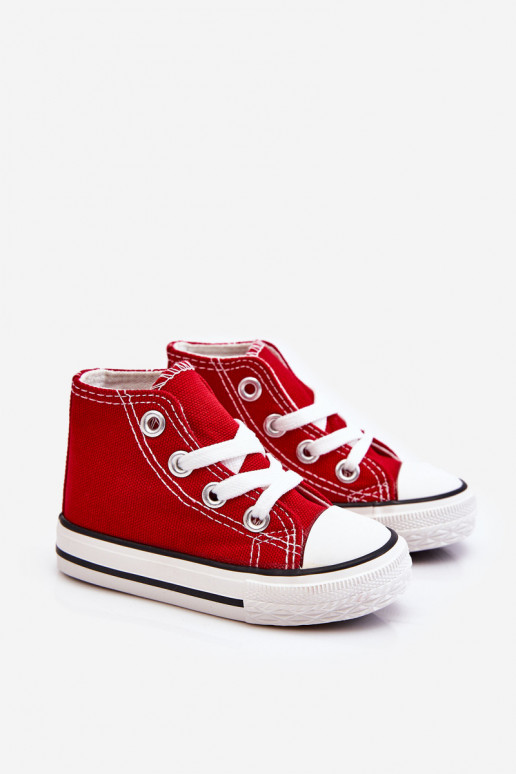 Children's High Sneakers Red Filemon Children's High Sneakers Red Filemon