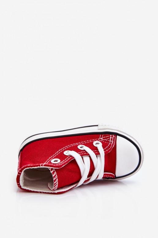 Children's High Sneakers Red Filemon Children's High Sneakers Red Filemon