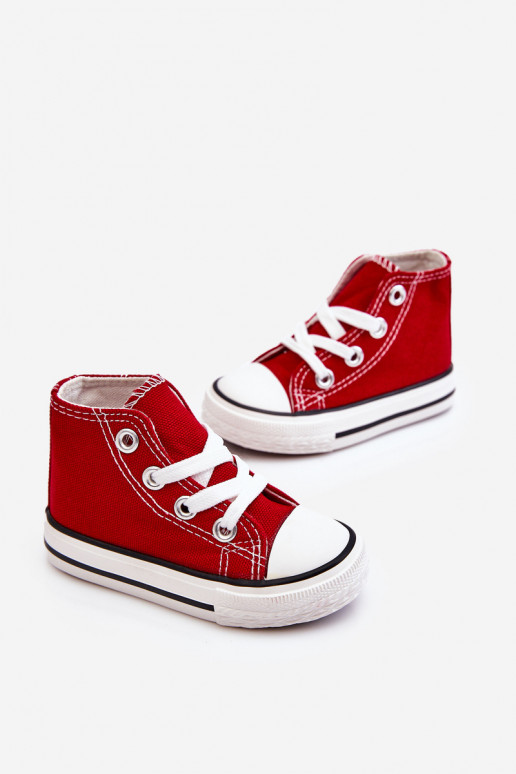Children's High Sneakers Red Filemon Children's High Sneakers Red Filemon