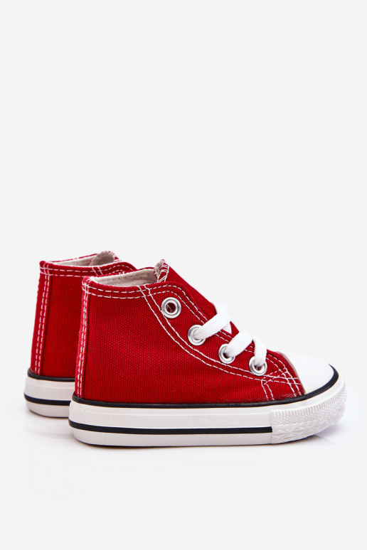 Children's High Sneakers Red Filemon Children's High Sneakers Red Filemon
