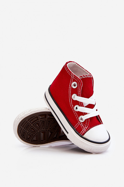 Children's High Sneakers Red Filemon Children's High Sneakers Red Filemon