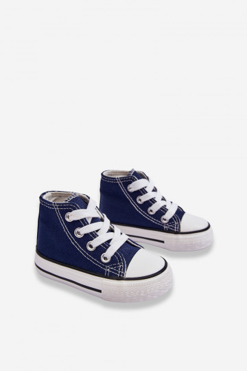 Children's High Sneakers navy blue Filemon 2