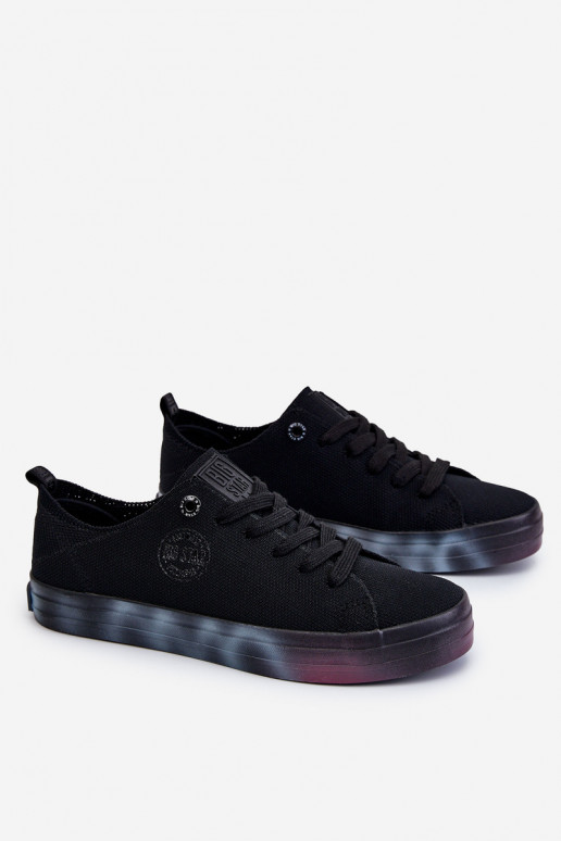 Women's Sneakers With A Colorful Platform Big Star LL274239 Black Women's Sneakers With A Colorful Platform Big Star LL274239 Black