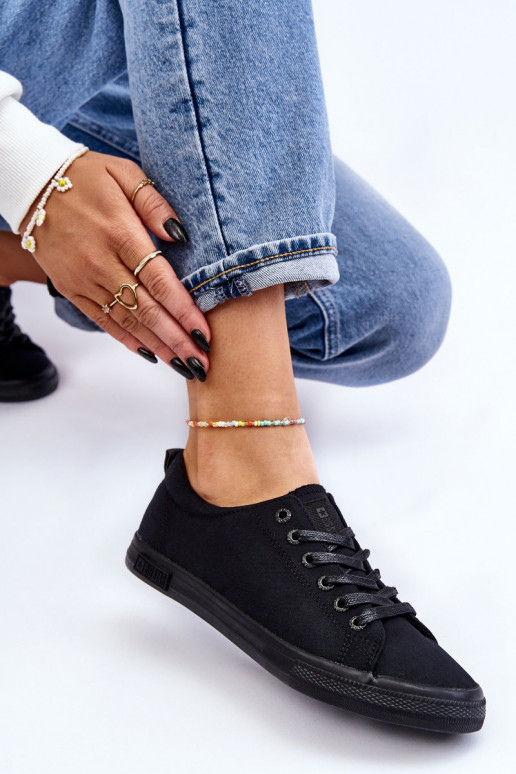 Women's Smooth Low Sneakers Big Star LL274057 Black Women's Smooth Low Sneakers Big Star LL274057 Black