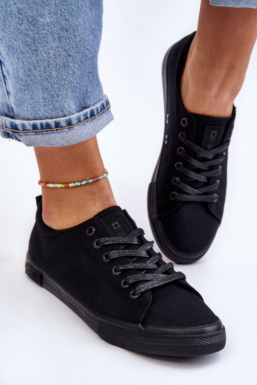 Women's Smooth Low Sneakers Big Star LL274057 Black Women's Smooth Low Sneakers Big Star LL274057 Black