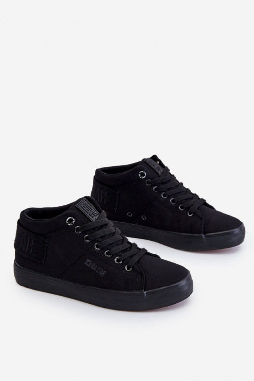 Women's Classic High Top Sneakers Big Star LL274001 Black Women's Classic High Top Sneakers Big Star LL274001 Black