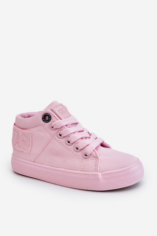 Children's Classic High Sneakers Big Star LL374003 Pink Children's Classic High Sneakers Big Star LL374003 Pink