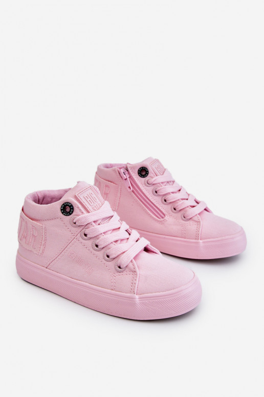 Children's Classic High Sneakers Big Star LL374003 Pink Children's Classic High Sneakers Big Star LL374003 Pink