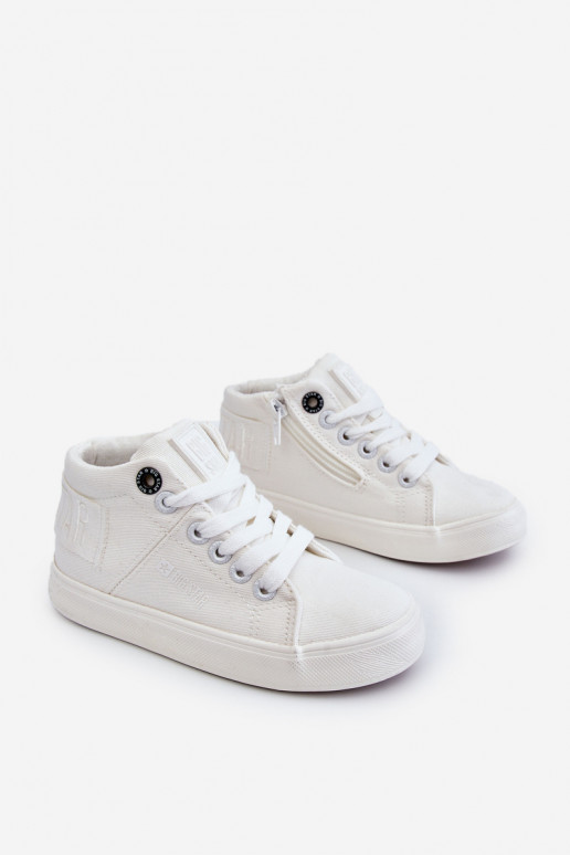 Children's Classic High Sneakers Big Star LL374002 White Children's Classic High Sneakers Big Star LL374002 White