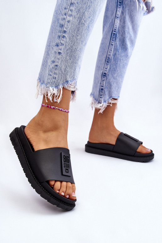 Women's Slippers Big Star LL274429 Black